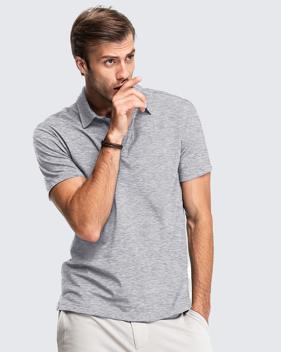 Men's Blue WFHWear Zoom On S/S Flow Polo – WFHLIFE.com
