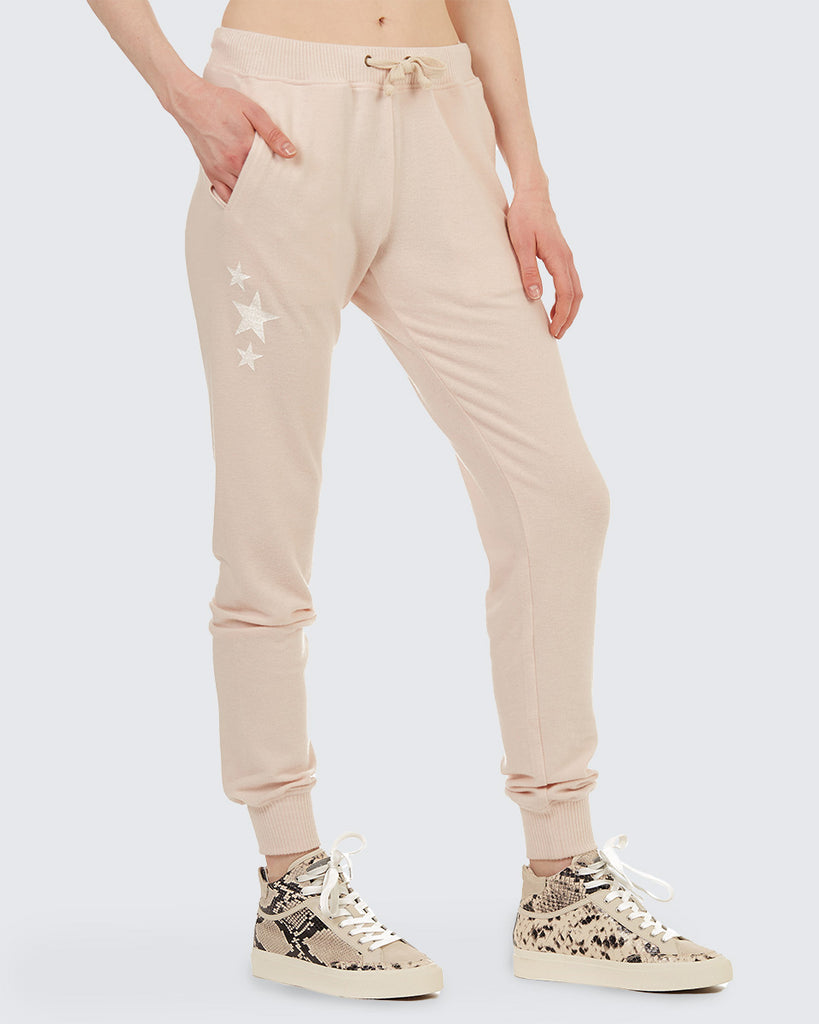 Women's Pink Stars WFHWear Butter Soft Jogger